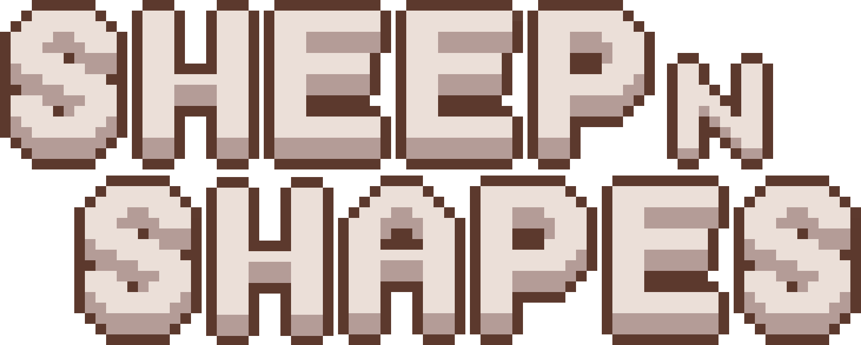 SheepNShapes as Pixel Art